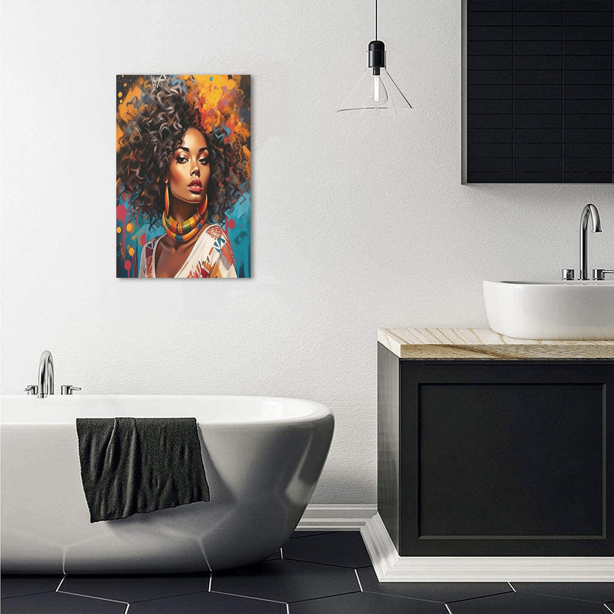 Lady Diane Canvas Art