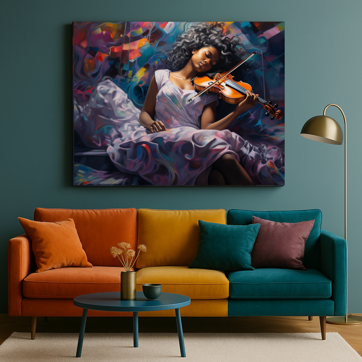 Symphony of Her Dreams Canvas Art