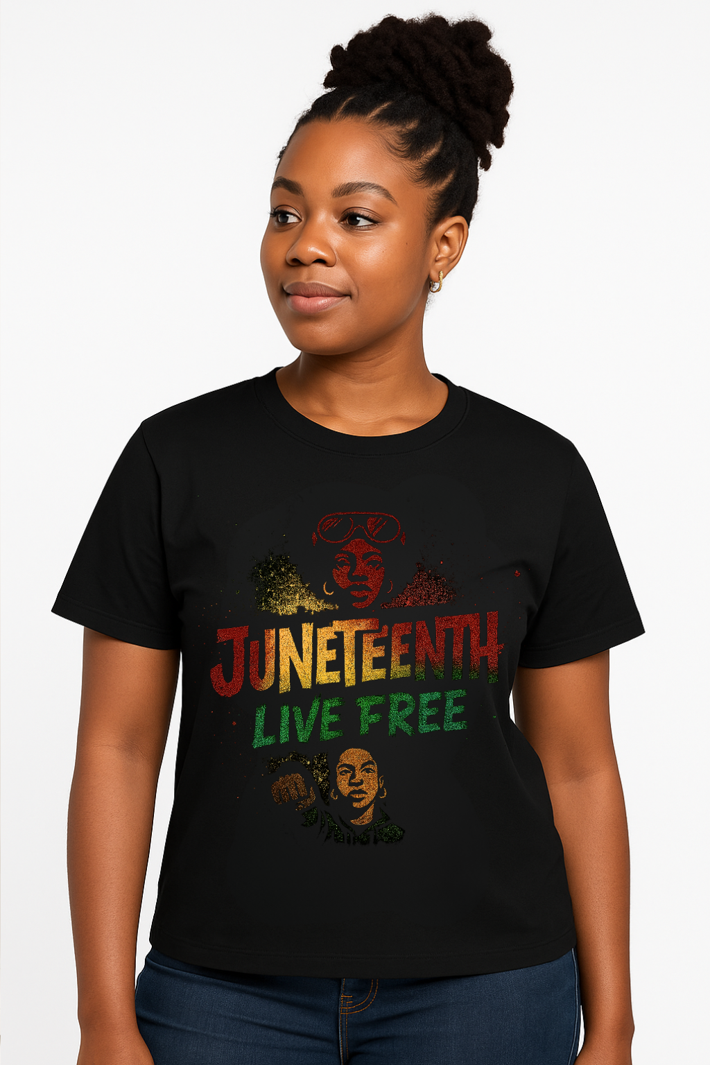Live Free Juneteenth Tee