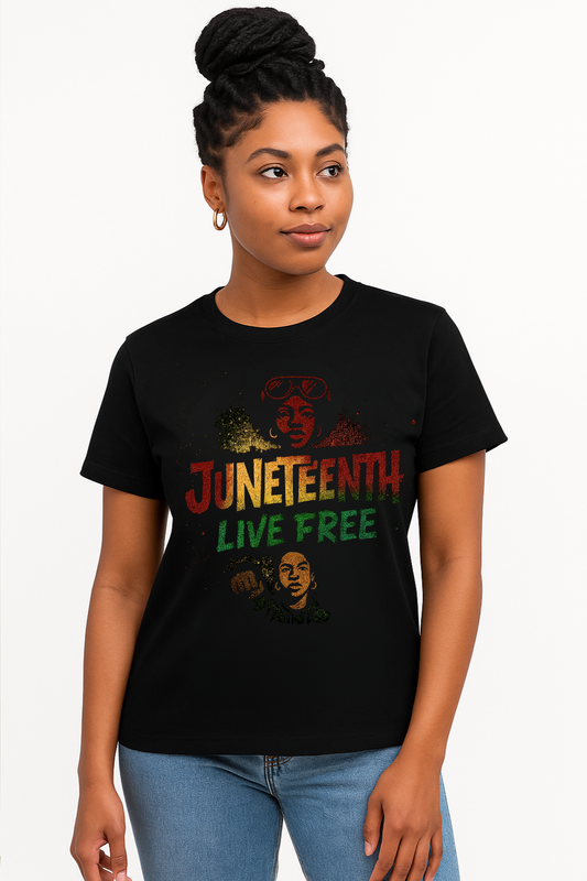 Live Free Juneteenth Tee