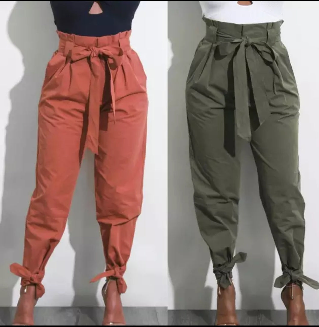 High Waist Harem Pants